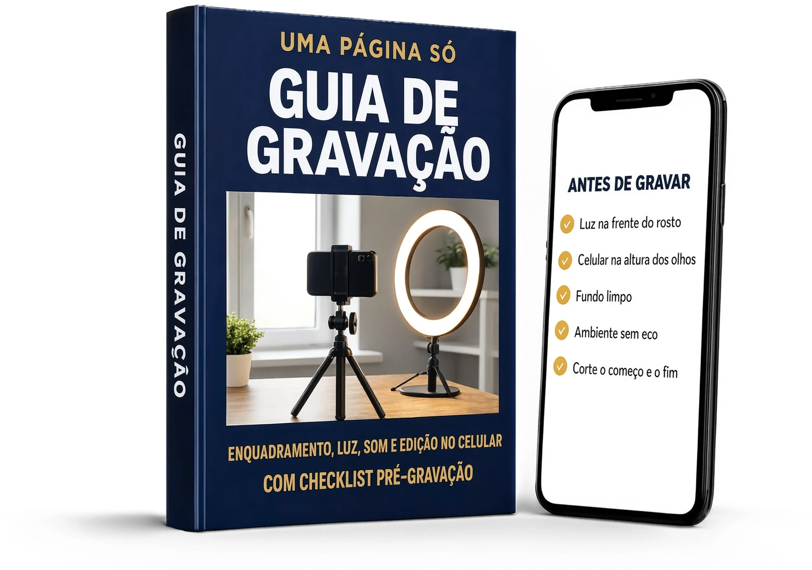 Guia de Gravação em Uma Página